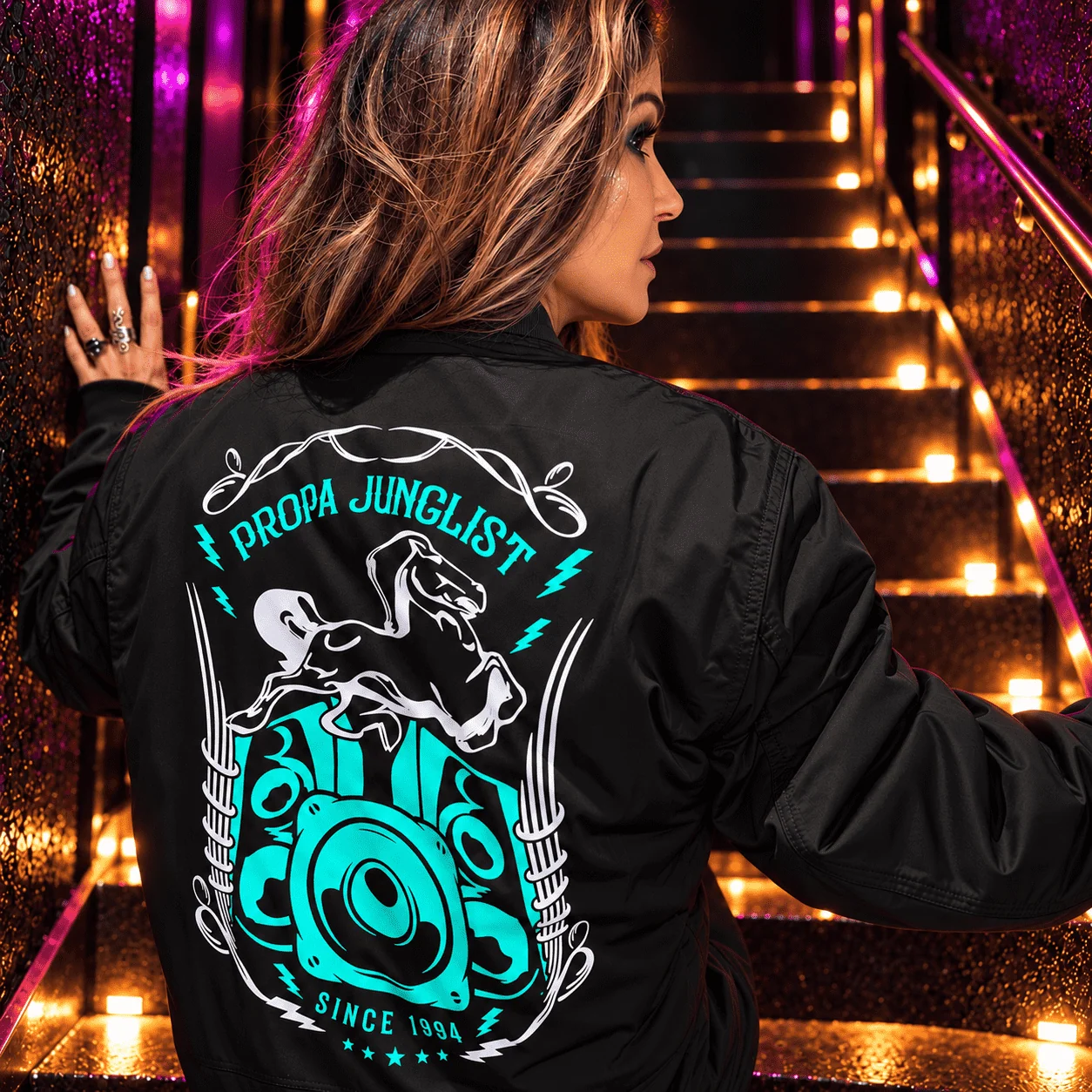 Propa MA1 black bomber jacket