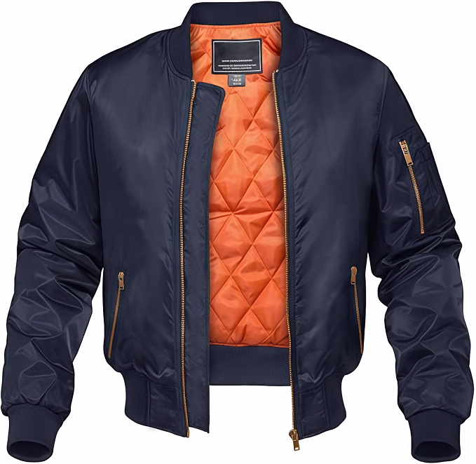 Navy MA1 bomber jacket