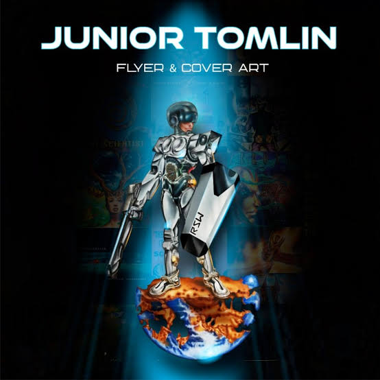 Junior Tomlin: Flyer & Cover Art Book Cover